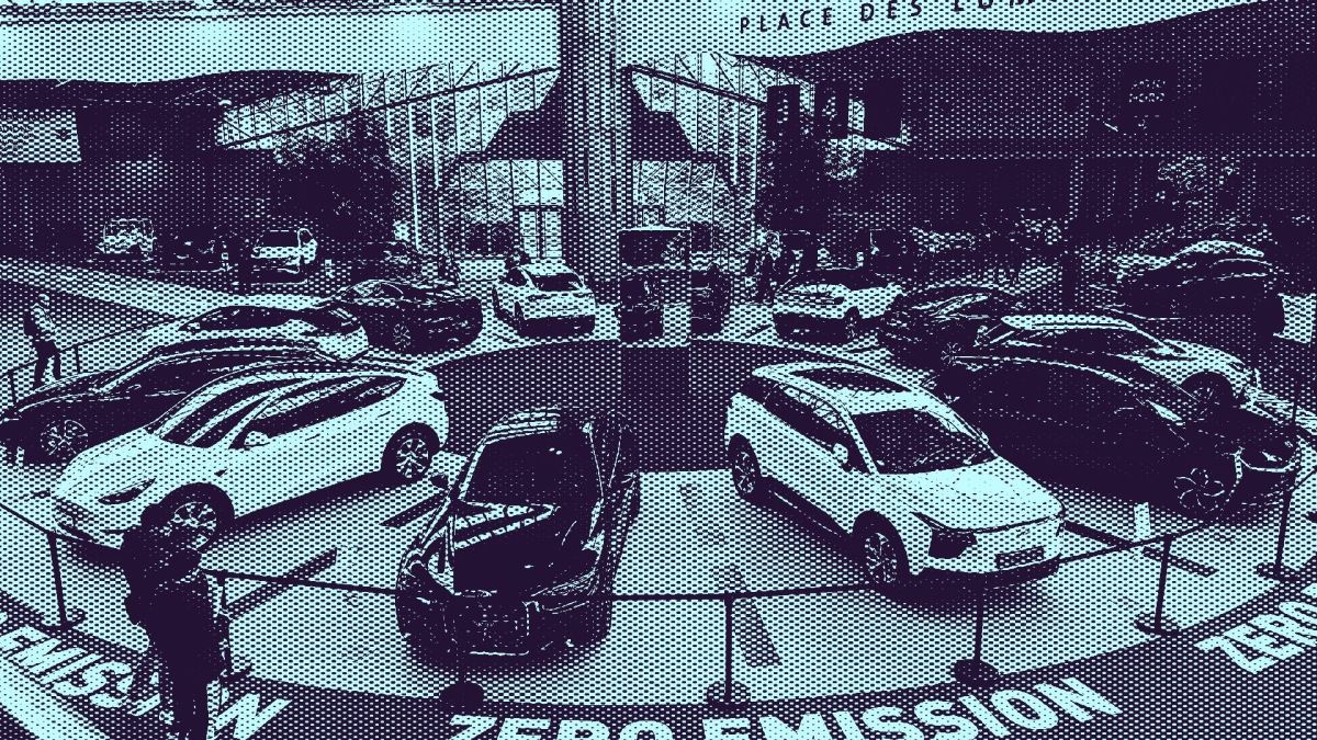 Salon auto de Lyon et son hall dédié aux électriques // Source : Numerama/RB Salon auto de Lyon et son hall dédié aux électriques // Source : Numerama/RB