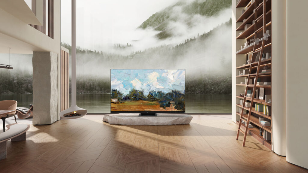 Le téléviseur TCL C93 // Source : TCL Le téléviseur TCL C93 // Source : TCL
