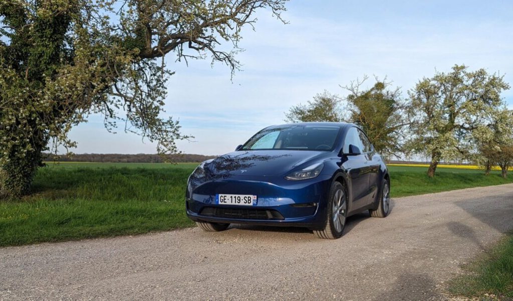 Tesla Model Y // Source : Raphaelle Baut pour Numerama Tesla Model Y // Source : Raphaelle Baut pour Numerama