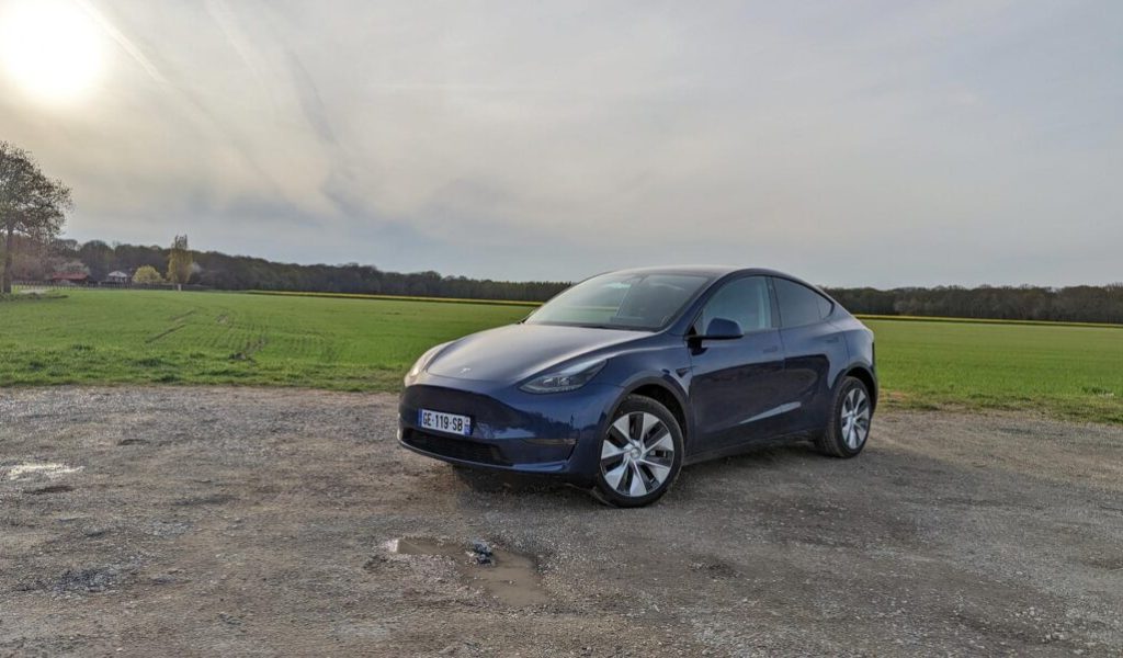 Tesla Model Y // Source : Raphaelle Baut pour Numerama Tesla Model Y // Source : Raphaelle Baut pour Numerama