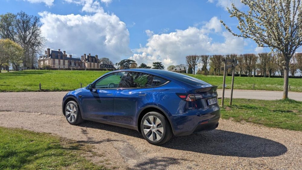 Tesla Model Y // Source : Raphaelle Baut pour Numerama Tesla Model Y // Source : Raphaelle Baut pour Numerama