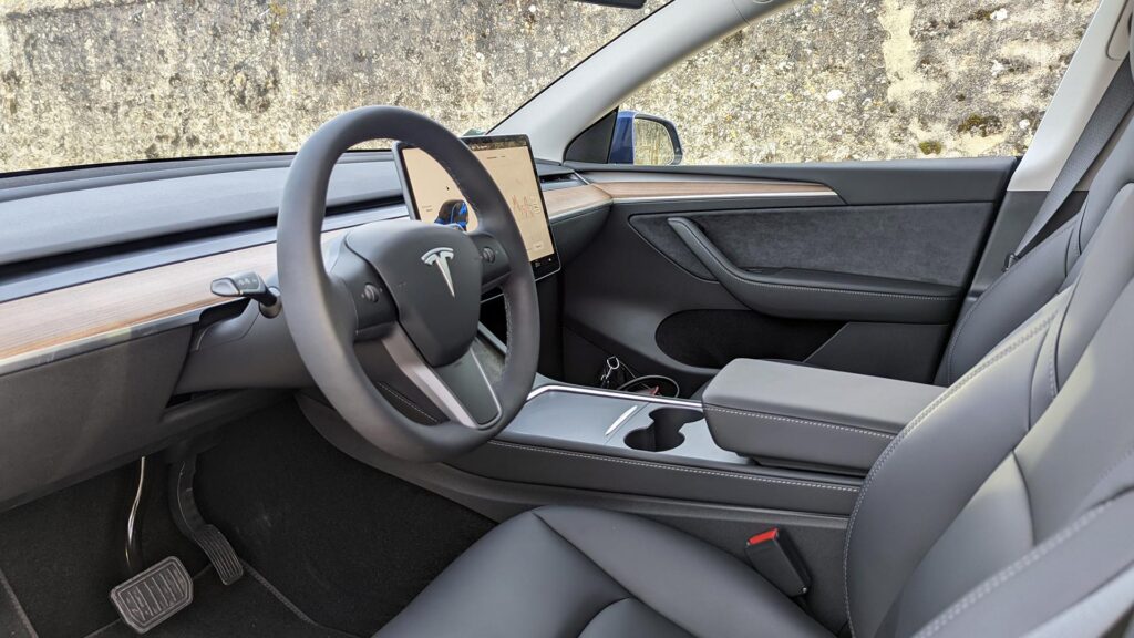 Intérieur Model Y de Tesla // Source : Raphaelle Baut pour Numerama Intérieur Model Y de Tesla // Source : Raphaelle Baut pour Numerama