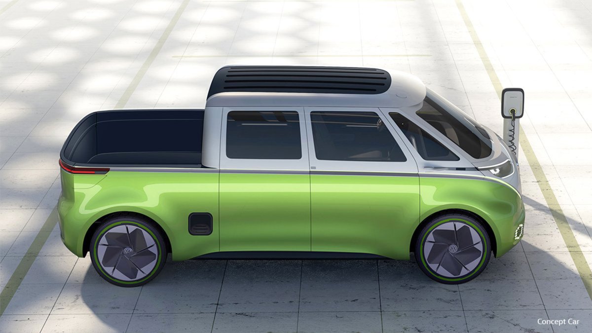 Volkswagen Concept pick-up d'ID.BUZZ // Source : Volkswagen Volkswagen Concept pick-up d'ID.BUZZ // Source : Volkswagen