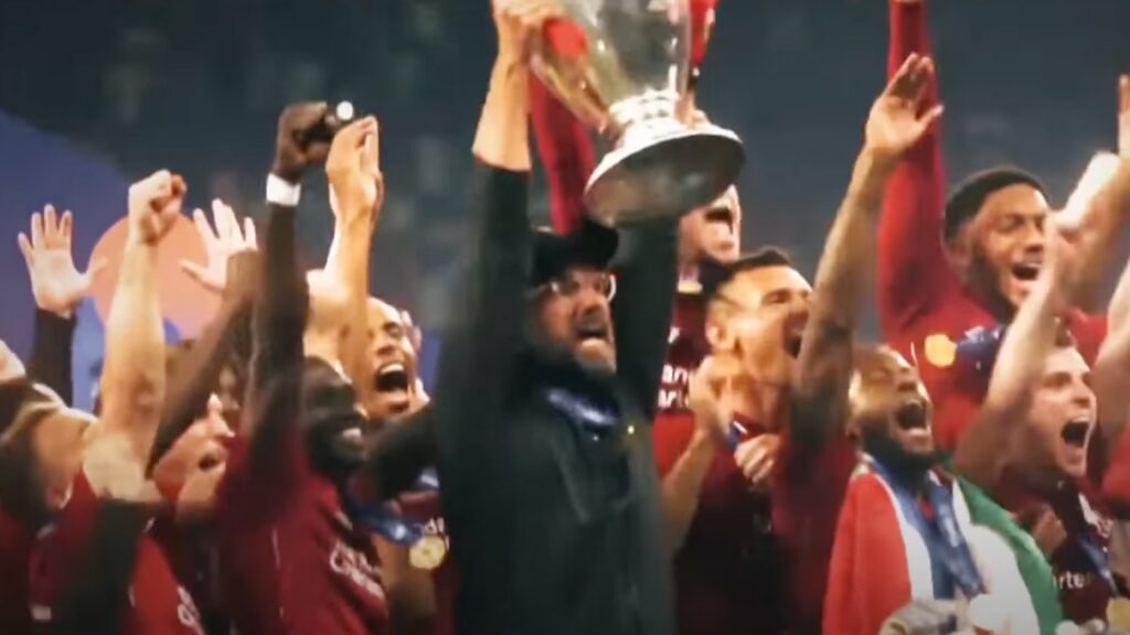 Finale Ligue des champions // Source : Capture YouTube Finale Ligue des champions // Source : Capture YouTube
