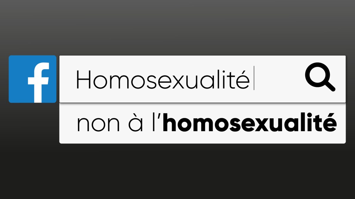 Sur Facebook, de nombreux groupes et pages partagent des propos ouvertement homophobes // Source : Nino Barbey pour Numerama Sur Facebook, de nombreux groupes et pages partagent des propos ouvertement homophobes // Source : Nino Barbey pour Numerama