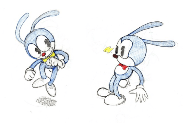 Premier concept de Sonic // Source : Sega Premier concept de Sonic // Source : Sega