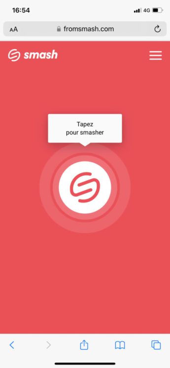 Smash // Source : Pas d'accueil Smash // Source : Pas d'accueil