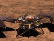 InSight déployant ses panneaux solaires, animation. // Source : Capture d'écran YouTube Nasa JPL InSight déployant ses panneaux solaires, animation. // Source : Capture d'écran YouTube Nasa JPL