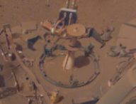 Le dernier selfie d'InSight sur Mars. // Source : NASA/JPL-Caltech (image recadrée)