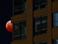Lune éclipsée. // Source : Unsplash/Jochem Raat (photo recadrée)