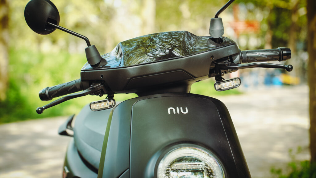 Niu MQI GT EVO // Source : Louise Audry pour Numerama Niu MQI GT EVO // Source : Louise Audry pour Numerama