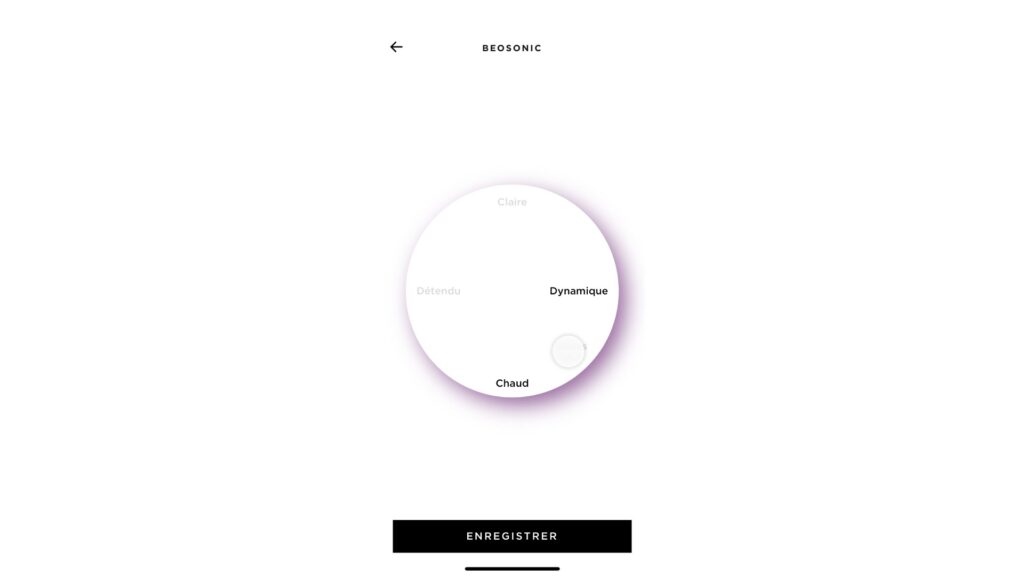 Configuration du Beoplay Portal // Source : Capture d'écran Configuration du Beoplay Portal // Source : Capture d'écran