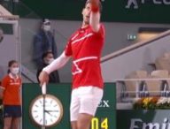 Novak Djokovic lors de Roland Garros 2020. // Source : Roland Garros / YouTube Novak Djokovic lors de Roland Garros 2020. // Source : Roland Garros / YouTube