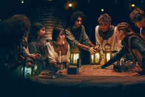 Le Tournoi d'Everrealm propose des épreuves façon Fort Boyard // Source : Disney+