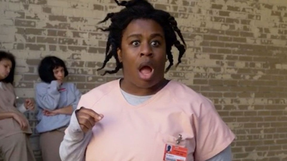 Suzanne dans Orange is the new black // Source : Netflix Suzanne dans Orange is the new black // Source : Netflix