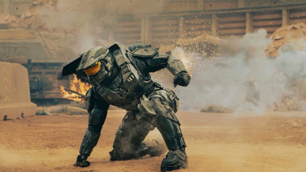 Le jeu vidéo Halo a été adapté en série télé // Source : Paramount+ / Canal+ Le jeu vidéo Halo a été adapté en série télé // Source : Paramount+ / Canal+