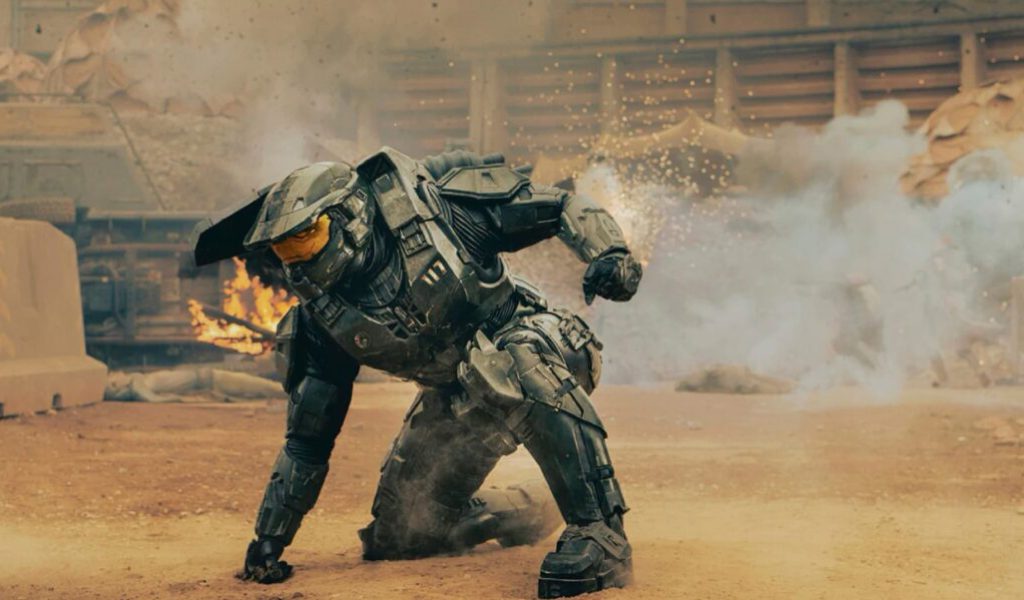 Le jeu vidéo Halo a été adapté en série télé // Source : Paramount+ / Canal+ Le jeu vidéo Halo a été adapté en série télé // Source : Paramount+ / Canal+