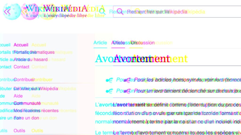 Les informations sur l'avortement seront-elles toujours disponible sur Internet ?  // Source : Wikipedia 