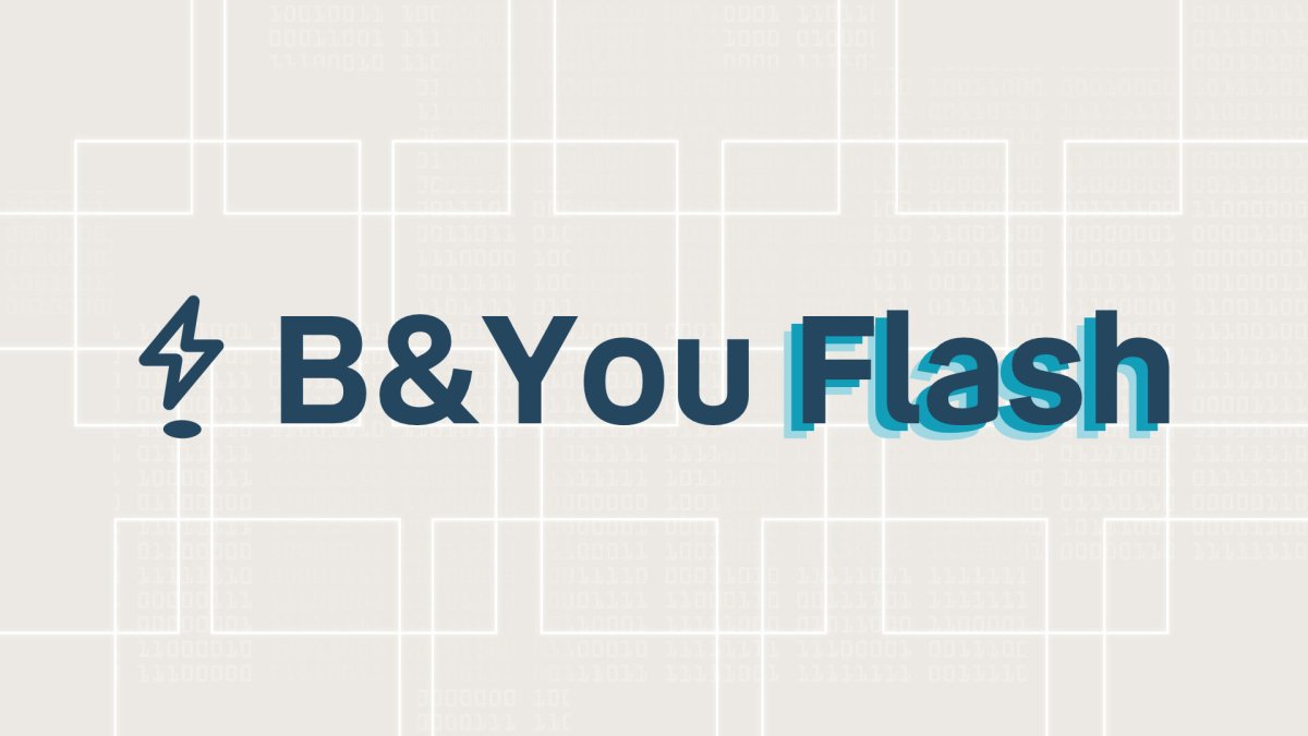 B&You. // Source : Logo B&You ; fond Numerama B&You. // Source : Logo B&You ; fond Numerama