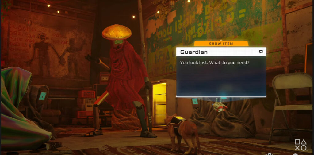 Stray pourrait aider les gens grâce au robot B-12 // Source : YouTube Stray pourrait aider les gens grâce au robot B-12 // Source : YouTube