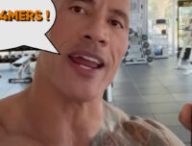 The Rock pendant la cérémonie du Summer Game Fest // Source : Capture d'écran YouTube