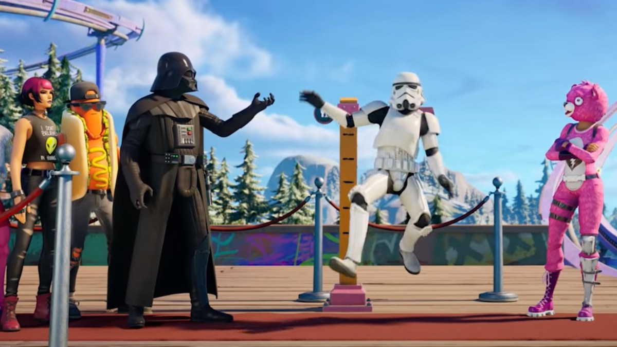 Dark Vador intègre Fortnite // Source : Capture YouTube Dark Vador intègre Fortnite // Source : Capture YouTube