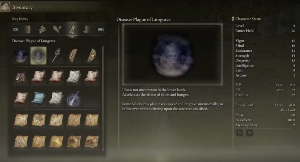 Mode Survie dans Elden Ring // Source : Capture Twitter Grimrukh