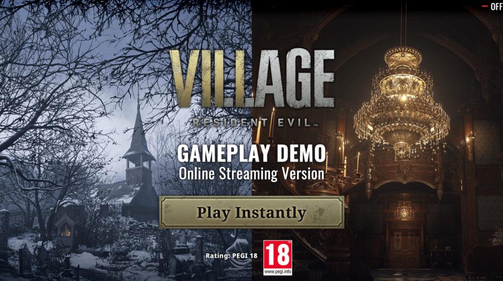 Démo Resident Evil Village via Google // Source : Google Démo Resident Evil Village via Google // Source : Google
