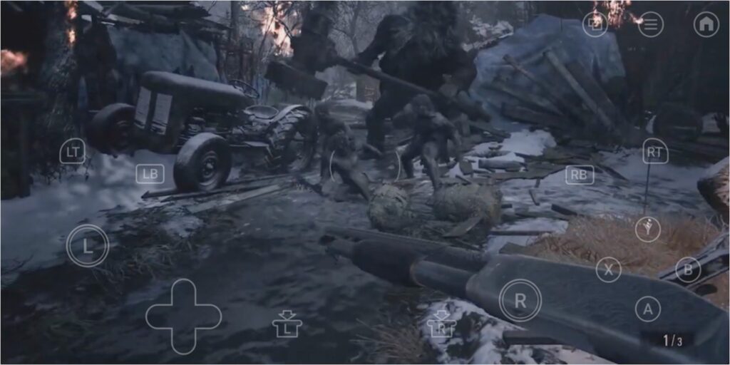 Démo Resident Evil Village via Google // Source : Google Démo Resident Evil Village via Google // Source : Google