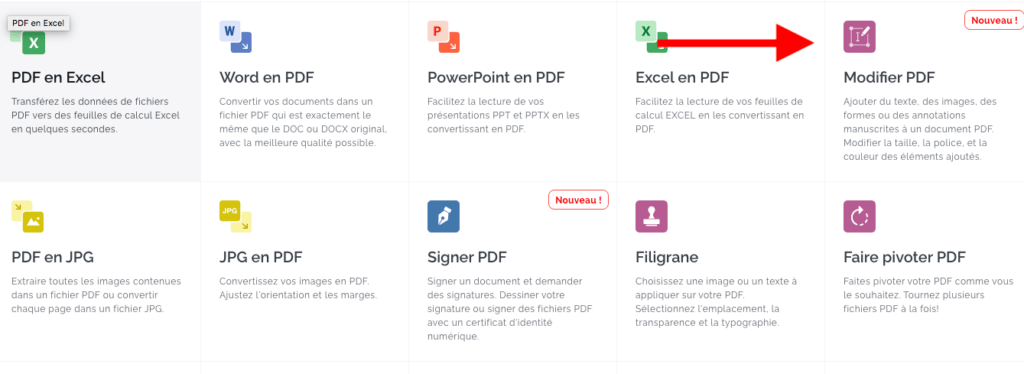 Modifier un fichier PDG gratuitement // Source : IlovePDF Modifier un fichier PDG gratuitement // Source : IlovePDF
