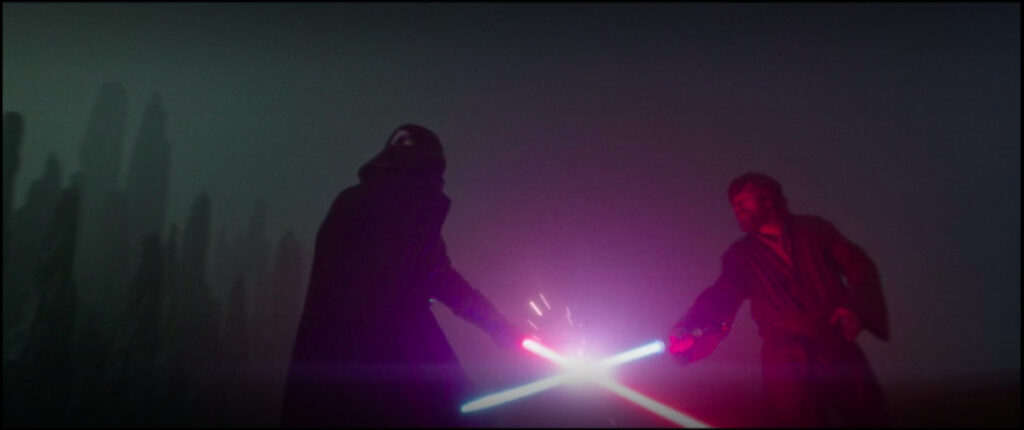 Obi-Wan contre Dark Vador // Source : Obi-Wan Kenobi Obi-Wan contre Dark Vador // Source : Obi-Wan Kenobi