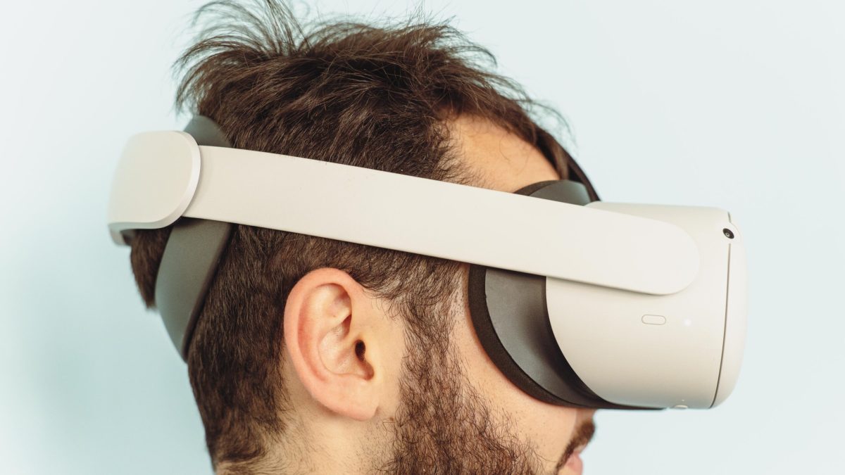 Sangle casque VR // Source : Louise Audry pour Numerama Sangle casque VR // Source : Louise Audry pour Numerama