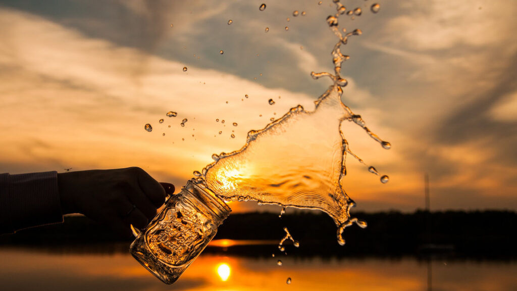 eau verre eau verre