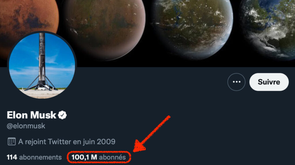 Capture d'écran du compte d'Elon Musk sur Twitter le 28 juin. // Source : Via Twitter @elonmusk Capture d'écran du compte d'Elon Musk sur Twitter le 28 juin. // Source : Via Twitter @elonmusk