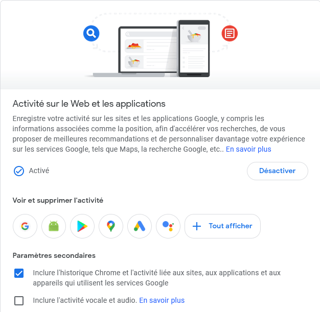 Google historique Google historique