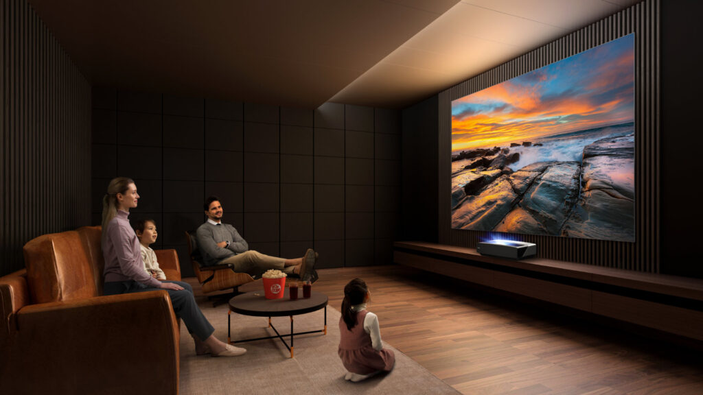 Le Laser TV Hisense 120L5F // Source : Hisense Le Laser TV Hisense 120L5F // Source : Hisense