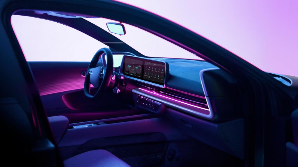 Intérieur de la Hyundai IONIQ 6 // Source : Hyundai Intérieur de la Hyundai IONIQ 6 // Source : Hyundai