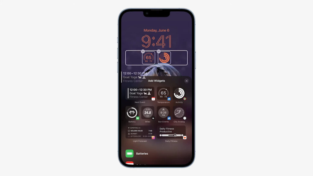iOS 16 présenté à la WWDC // Source : Capture d'écran Numerama