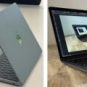 Le MacBook Air à gauche, le MacBook Pro à droite. // Source : Numerama Le MacBook Air à gauche, le MacBook Pro à droite. // Source : Numerama