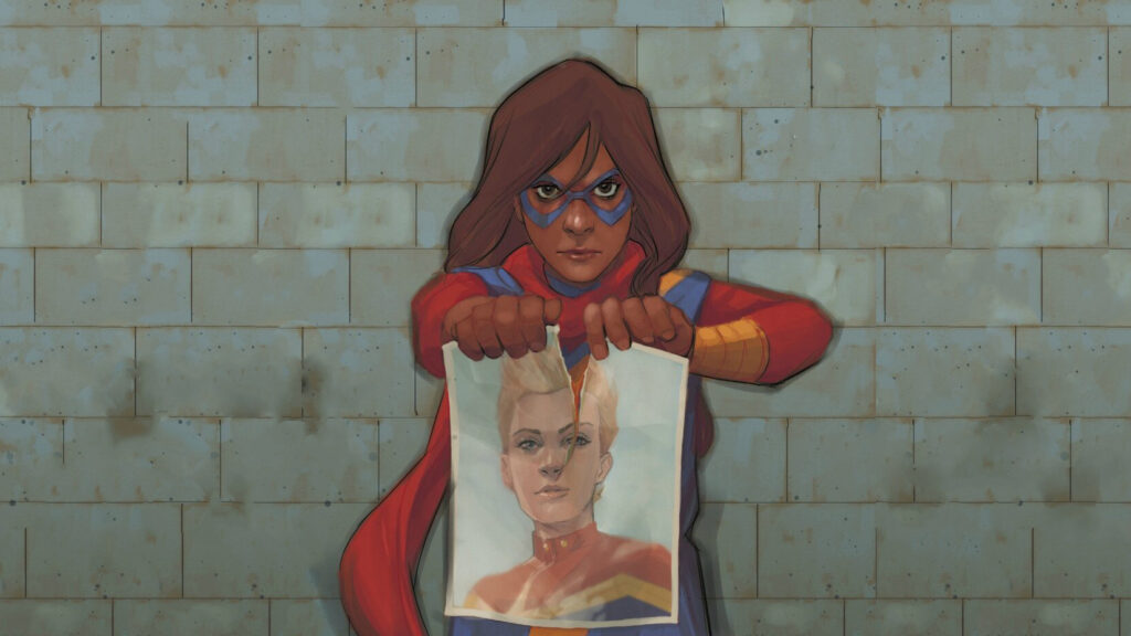 Dans Civil War II, la rupture est consommée entre Ms. Marvel et Captain Marvel. // Source : Marvel Dans Civil War II, la rupture est consommée entre Ms. Marvel et Captain Marvel. // Source : Marvel