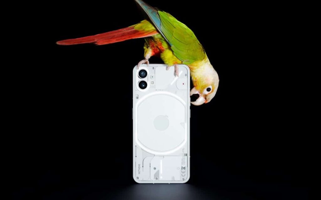 La première photo du Nothing Phone, publiée le 15 juin. // Source : Nothing La première photo du Nothing Phone, publiée le 15 juin. // Source : Nothing