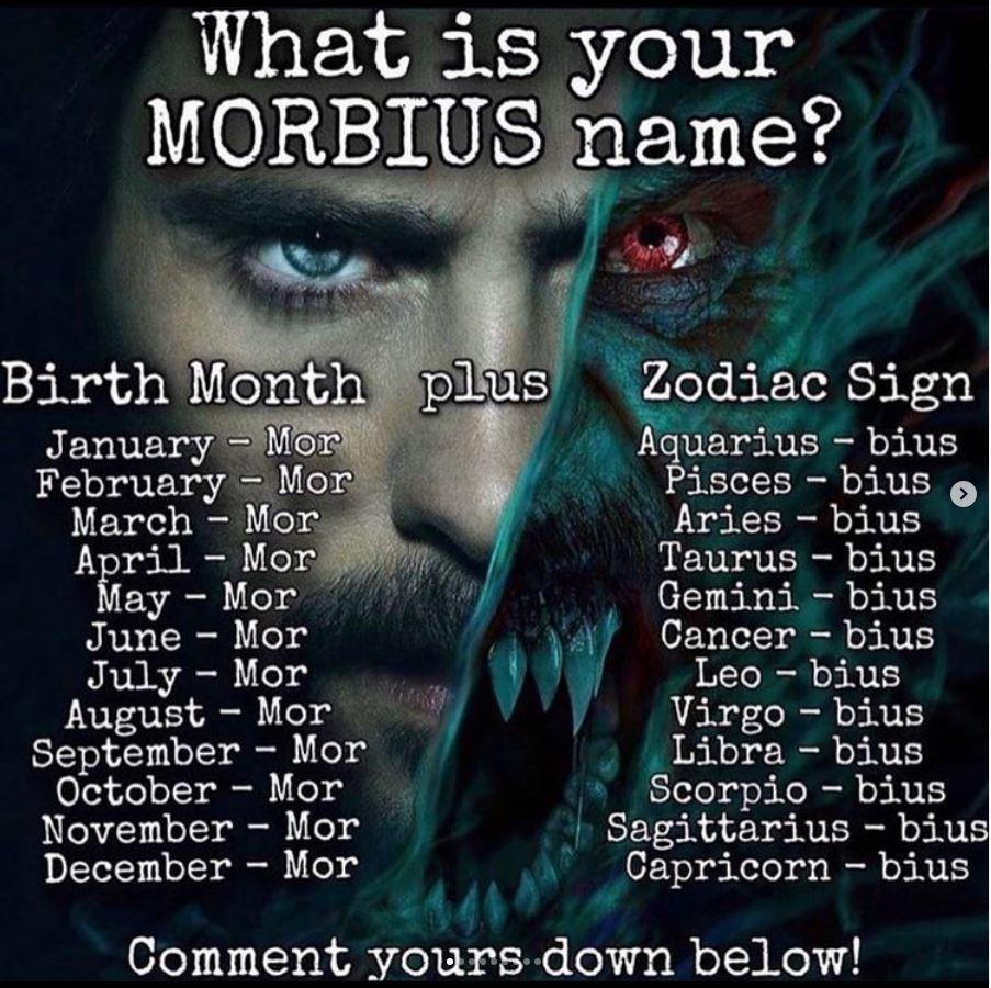 Un mème Morbius // Source : Reddit Un mème Morbius // Source : Reddit