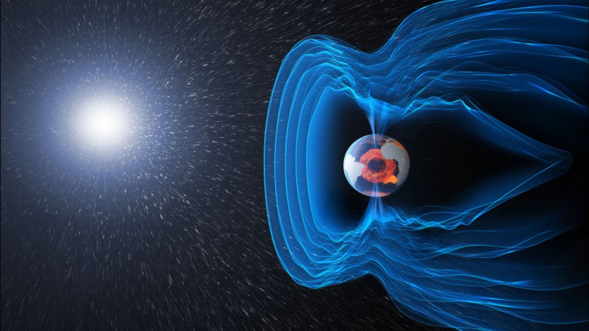 Pôles magnétiques terrestres // Source : ESA/ATG medialab Pôles magnétiques terrestres // Source : ESA/ATG medialab