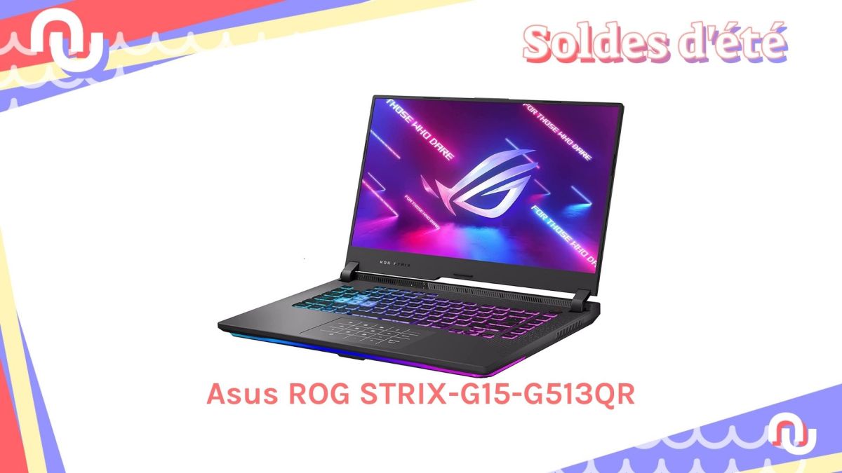 Asus ROG STRIX-G15-G513QR // Source : Numerama Asus ROG STRIX-G15-G513QR // Source : Numerama