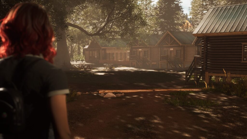 Le camp de colo dans The Quarry. Apaisant de jour, mais de nuit... // Source : Supermassive Games Le camp de colo dans The Quarry. Apaisant de jour, mais de nuit... // Source : Supermassive Games