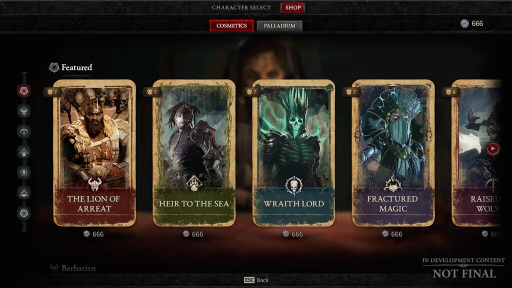 La boutique de Diablo IV // Source : Blizzard Entertainment La boutique de Diablo IV // Source : Blizzard Entertainment