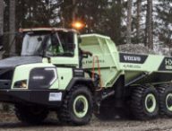 Camion Volvo HX04. // Source : Volvo (photo recadrée) Camion Volvo HX04. // Source : Volvo (photo recadrée)