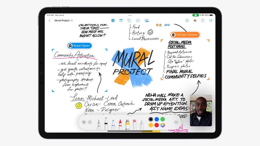 Le nouvel iPadOS présenté à la WWDC // Source : Capture d'écran Numerama Le nouvel iPadOS présenté à la WWDC // Source : Capture d'écran Numerama