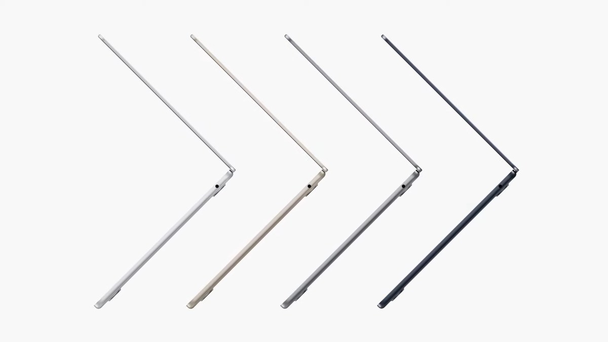 Le nouveau MacBook Air avec un processeur M2 // Source : Capture d'écran Numerama Le nouveau MacBook Air avec un processeur M2 // Source : Capture d'écran Numerama