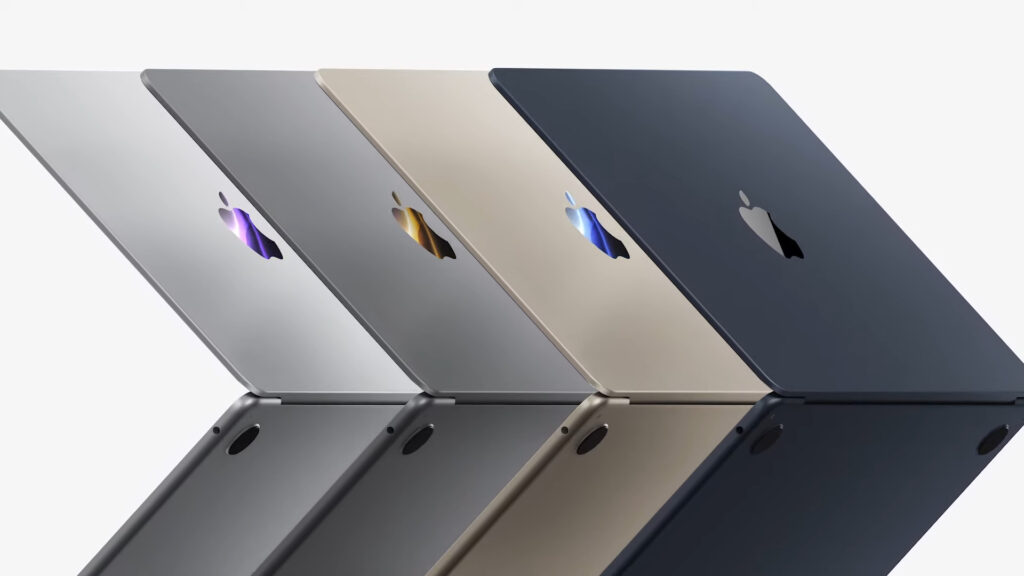Le nouveau MacBook Air avec un processeur M2 // Source : Capture d'écran Numerama Le nouveau MacBook Air avec un processeur M2 // Source : Capture d'écran Numerama
